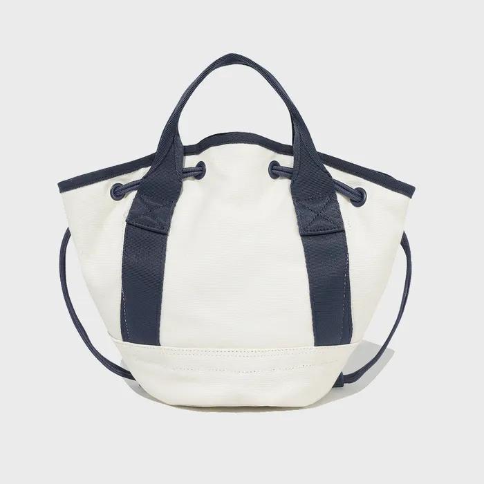 [Worn by Choi Yoon-ji] Women's Drawstring Tote Bag Ivory