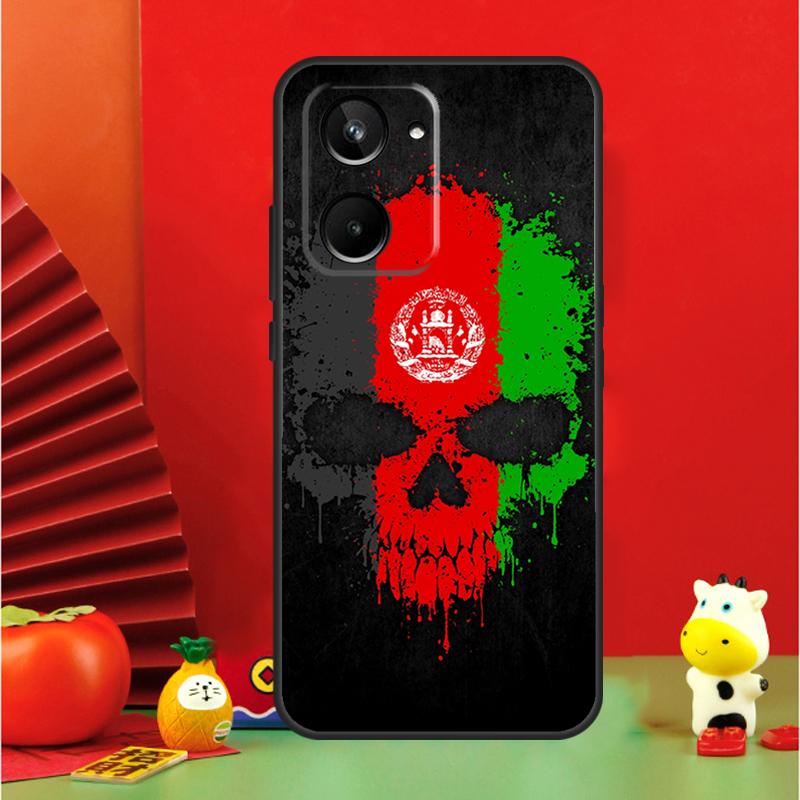 Afghan Afghanistan Flag Banner For Realme 15 Pro GT7 GT6 10 11 12 13 14 Pro Plus C65 C67 C63 C61 C55 C51 C53 C35 C75 Case