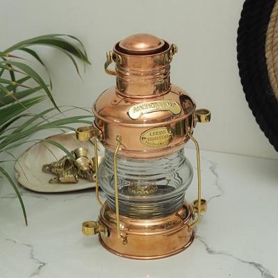 Mosazná petrolejová lampa Námořní olejová lampa Námořní kotevní světlo Lodní lampa Domácí dekorace