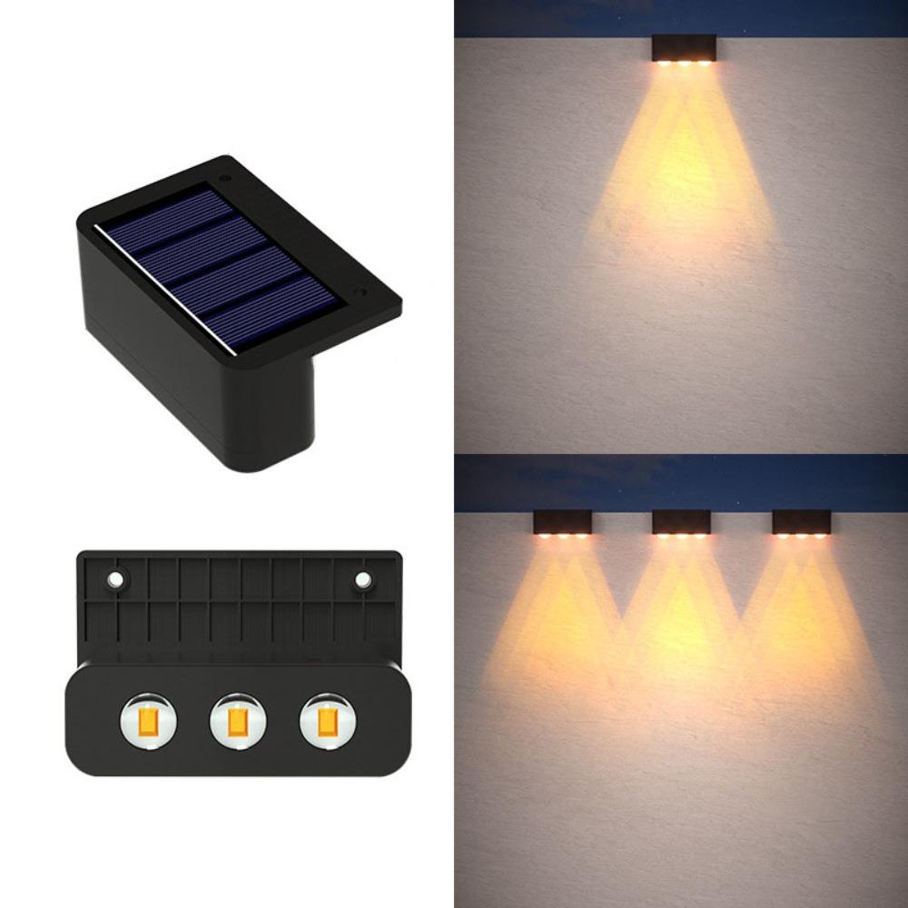 Decorative Stairs Wall Lamp Waterproof Solar Powered Lamps LED Solar Garden Lights  Outdoor