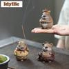 Yixing Zisha Capybara Eight Precepts Wukong Incense Holder Tea Pet Elegant Tea Sculpture Tea Figurine Play Toys Tea Statue Craft