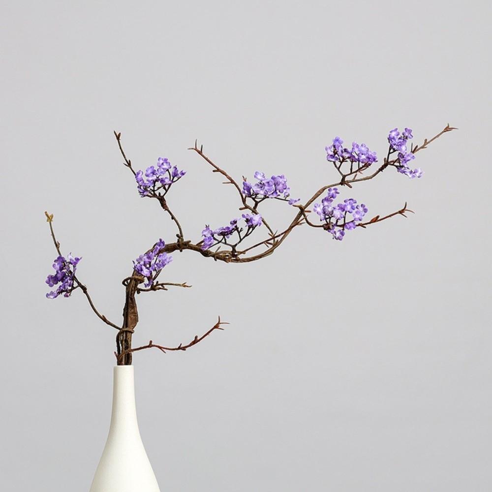 Pink Artificial Cherry Blossoms Flowers Real Touch Artificial Faux Plants  Home Decor