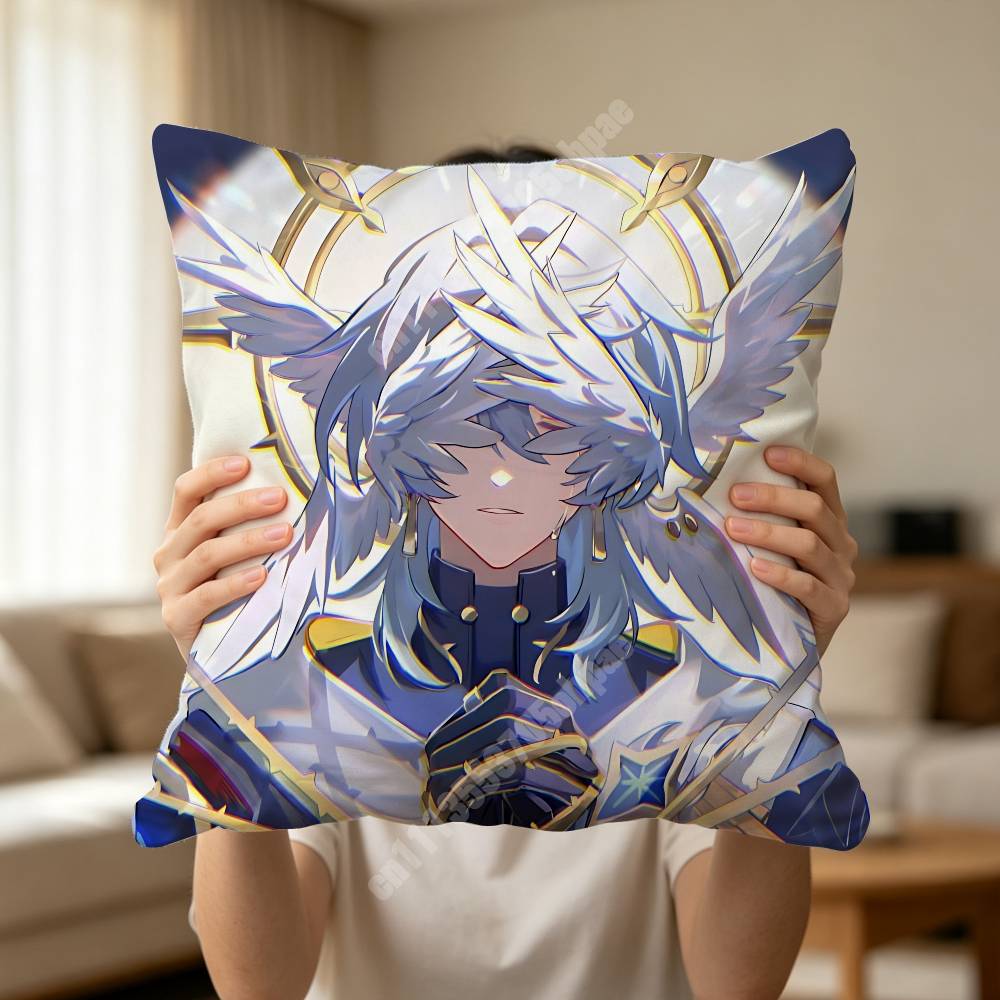 Sunday Robin Honkai Star Rail Pillow Cover Cushion Case Sofa Couch Modern Apartment Decor Family Furnishing