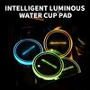 SUK3 1/2PCS Car Luminous Water Cup Coaster 7 Colorful For Mercedes Benz AMG W204 W203 W205 W211 W212 W213 W201 W210 W124 Accessories
