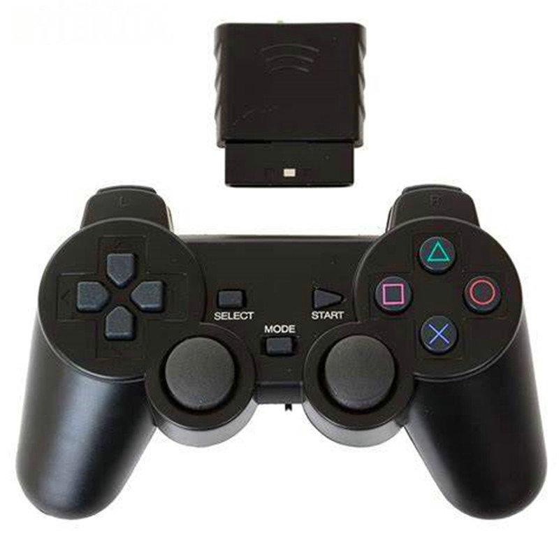 

2.4G PS2 Wireless Game Controller with Dual Vibration and Snowflake Transparent Buttons