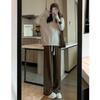 High-end Wide-leg Casual Pants Women's Autumn New High-waisted Straight-leg Loose Pants