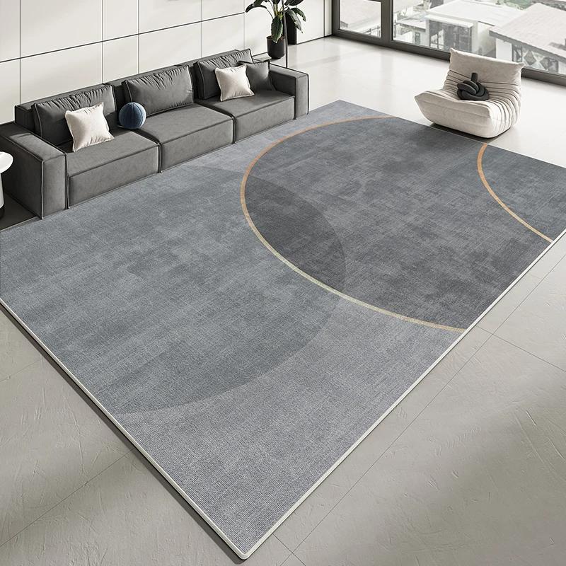 VIKAMA Modern Minimalist Living Room Carpet, Sofa Coffee Table Easy-to-Care Floor Mat, Bedroom Cloakroom Carpet, Home Decoration