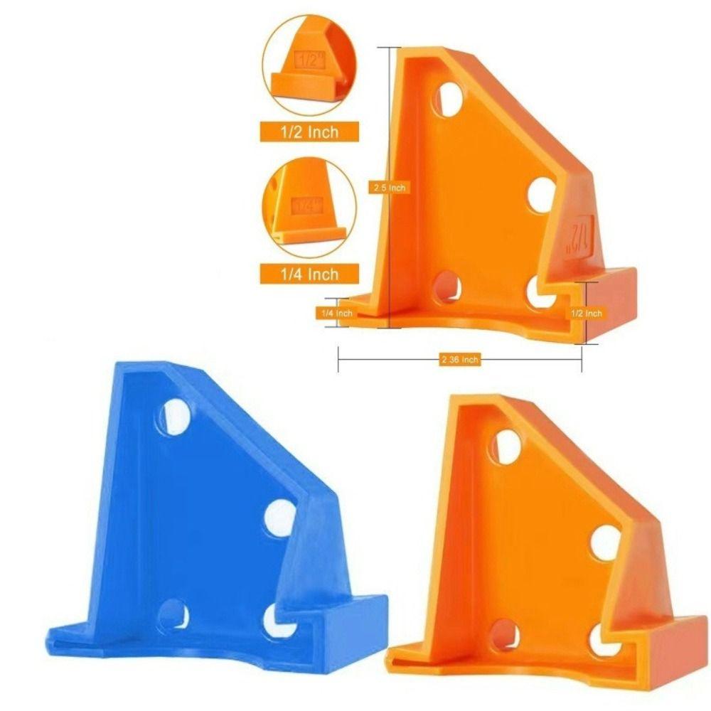 20 Stück ABS Bodenabstandshalter mit 1/4 & 1/2 Fuge Universelle Laminat-Holzbodenwerkzeuge Bodenverlegewerkzeug