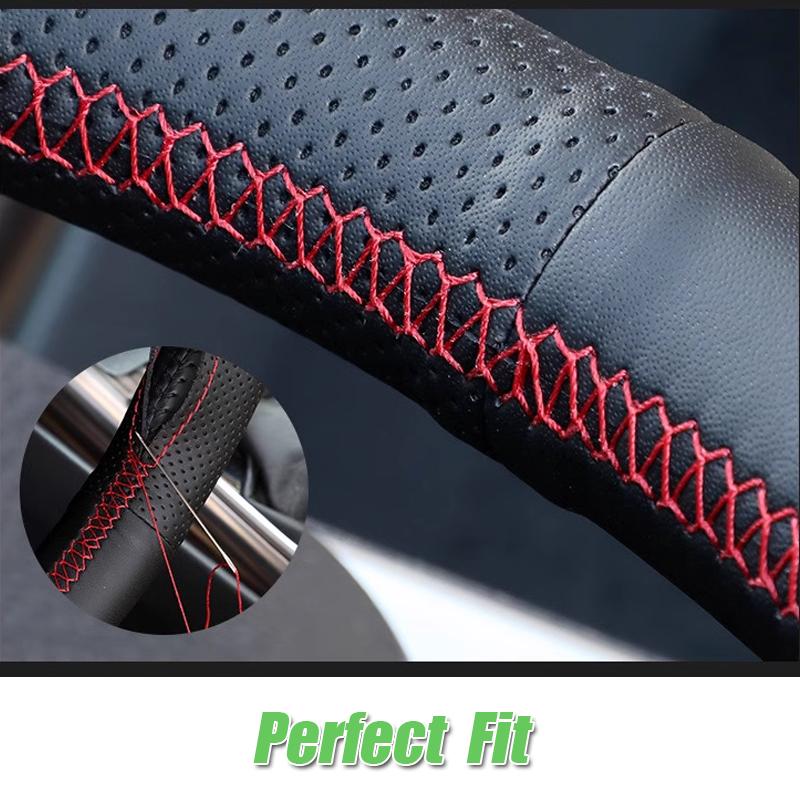 Microfiber Leather Cover Braid on Car Interior Steering Wheel For Mercedes Benz E Class W212 2009 2010 2011 2012 Trim Accessory