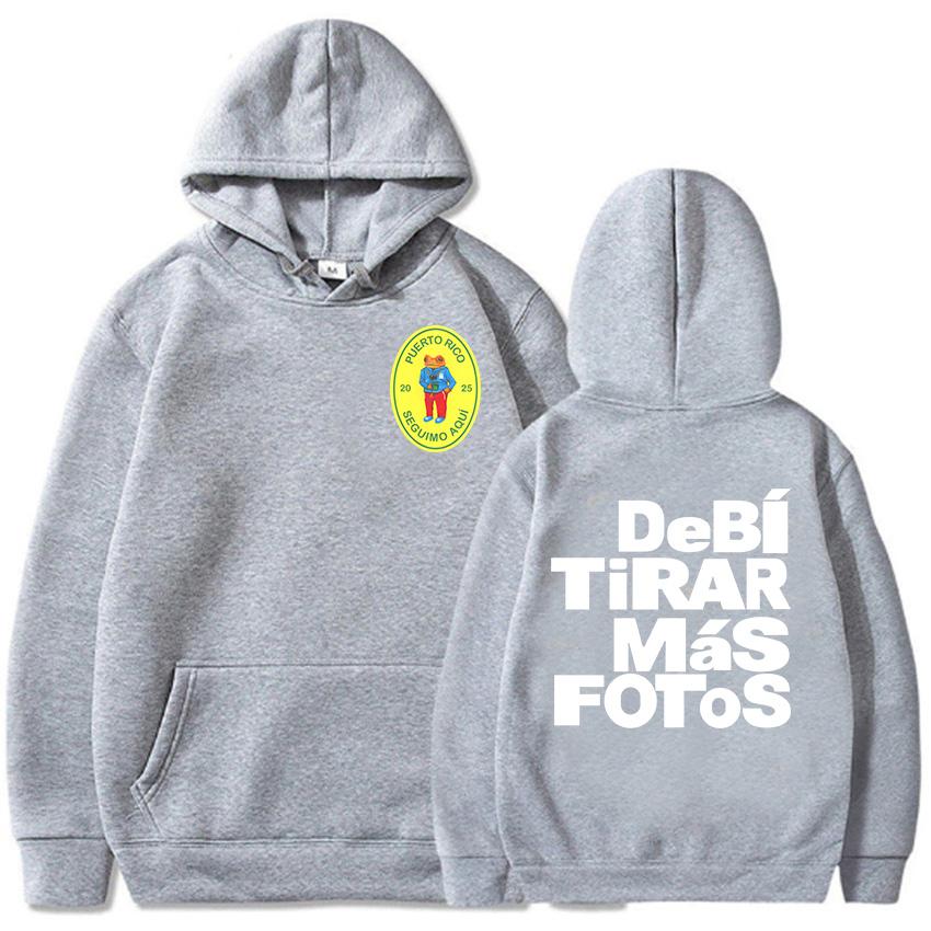 DTMF Debí Tirar Más Fotos 2025 Nové Album Mikiny Bad Bunny Slavný Zpěvák Mikiny Grafický Potisk Oblečení Dámská Mikina Dívky