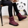 Boots Women Non Slip Waterproof Winter Snow Boots Platform Shoes for Women Warm Ankle Boots Cotton Padded Shoes Botas De Mujer