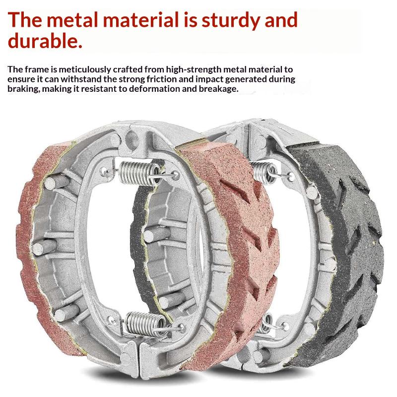 Motorcycles Brake Shoes Brake Pad Block Cg125 For Gy6 50 Gy6 80 Gy6 125 Cg125 Cg150 139Qmb 152Qmi 156Fmi Scooter Moped Atv