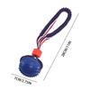 Elastic Ball For Dogs Rope Chew Teether Game Interactive Dog Toy For Animal Indoor Outdoor Ground Living Room Beach Lake