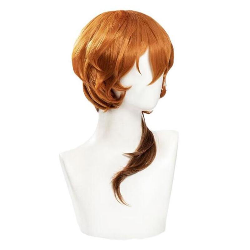 Really High Quality Anime Chuya Nakahara Chuuya Cosplay Wig Heat Resistant Synthetic Hair Wigs + Wig Cap