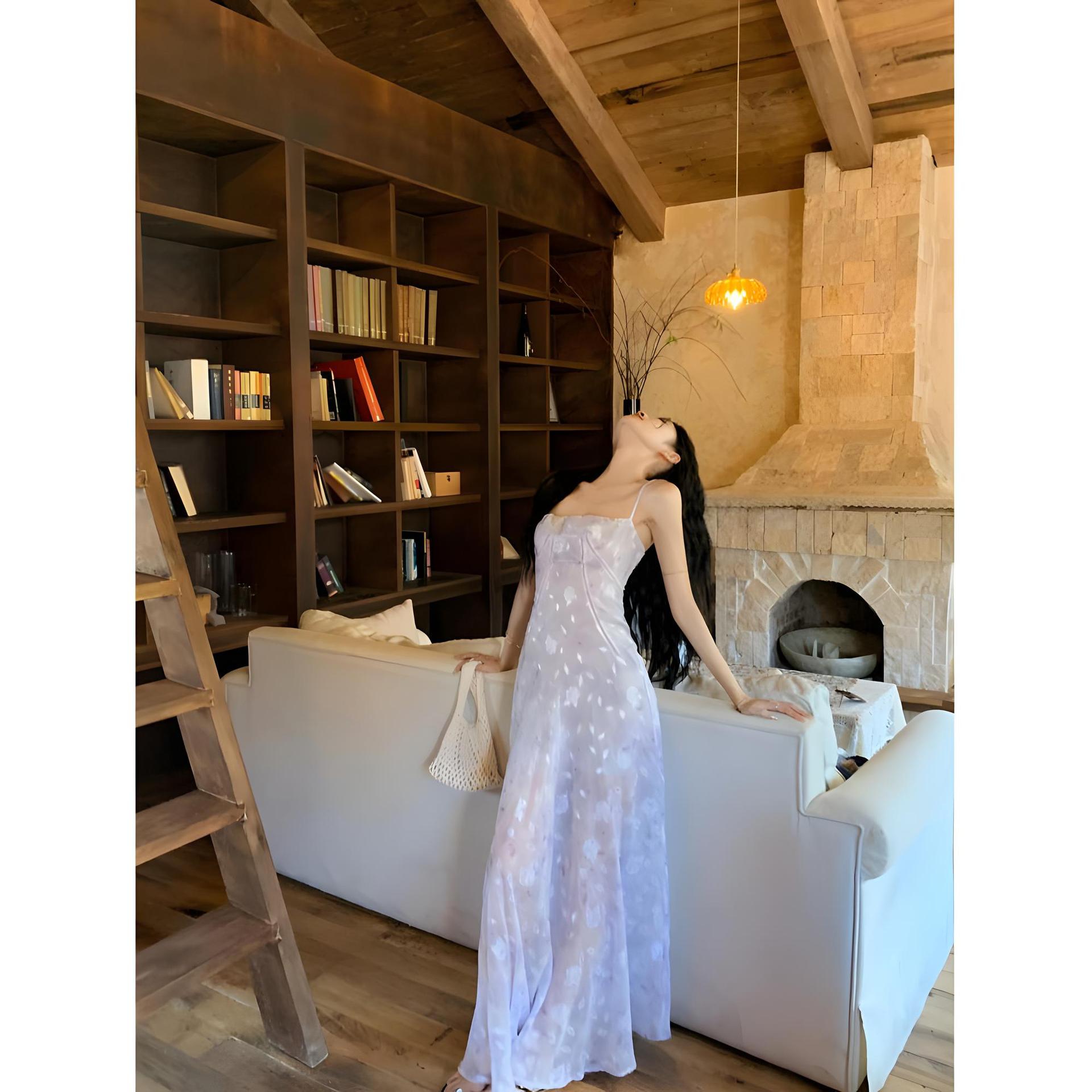 

Милое платье с короткими рукавами-фонариками, цветочным принтом, маленькой принцессы, пышной юбкой, короткое, женское, летнее, с акцентом на талии XL- (recommended 110-60kg) фиолетовый