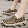 Men's Sporty Breathable Mesh Shoes Lightweight Comfortable Casual Slip-On Summer Shoes Round Toe Non-Slip Rubber Outsole
