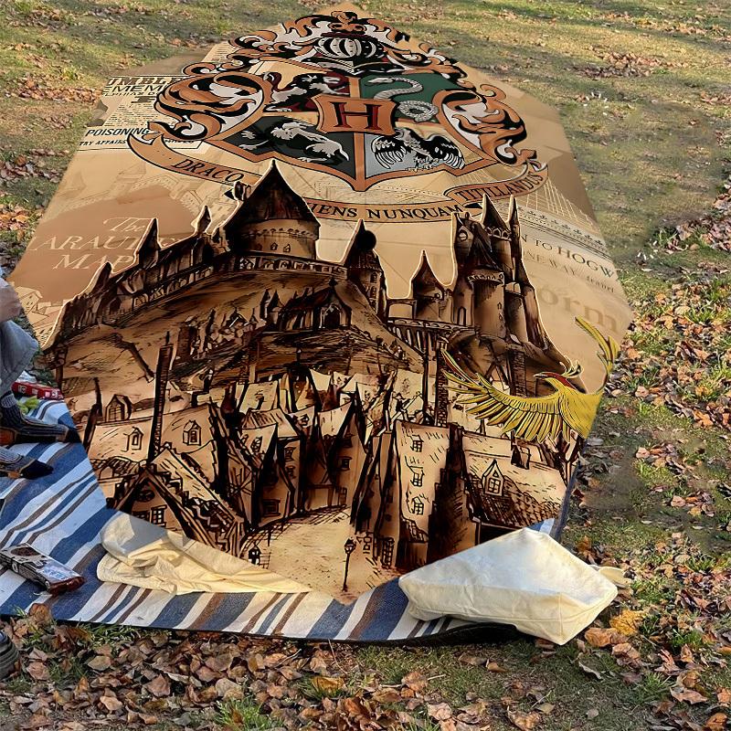 1PC Hogwarts Phoenix Umbrella-8-Rib Reinforced, Automatic Open, Lightweight & Durable, Cute Fashion Accessory for Outdoor, D2662