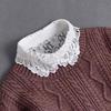 Lace Fakes Collar Classic Fashion Detachable Fake Collars Faux Half-Shirt for Women Girlls Ladies Dresses Blouse Sweater