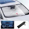 LZDF8 Pour Model 3 Y S Modèle X Roadster Pare-brise Avant de Voiture Pare-soleil Protection Solaire UV Parasol Accessoires d'Ombrage