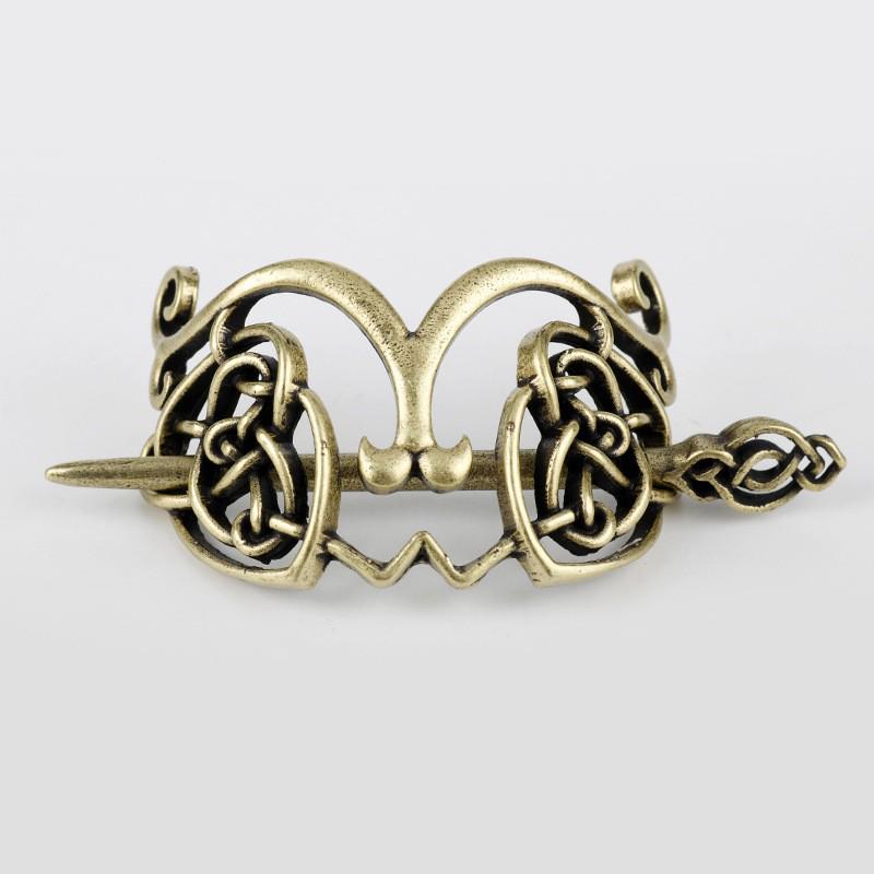 European & American Retro Celtic Knot Hairpin - Metal Crown Updo Clip