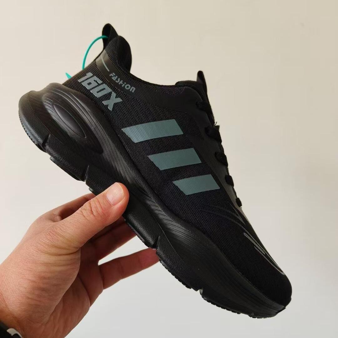 

Мужская и женская обувь 2025 года, повседневная обувь из дышащей сетки из рыбьего шелка, сверхлегкая нескользящая спортивная обувь с мягкой подошвой, кроссовки для бега 36 чёрный