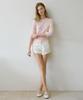 LETTER FROM MOON Letters Classic Cotton Shorts (Cream)