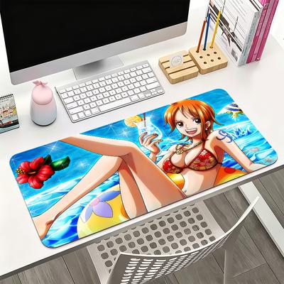 O-One P-Piece Nami Gaming Mouse Pad For Office Gaming And Keyboards Non-Slip Large Waterproof