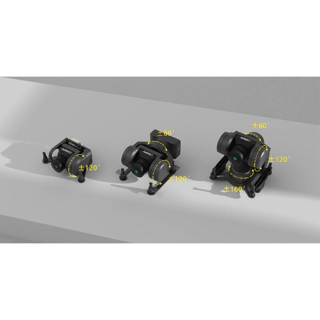 CADDXFPV Gimbal GM1/GM2/GM3 (No Camera) Head Track FPV GM Series For 19mm RC FPV Camera Walksnail Avatar HD Goggles L/X