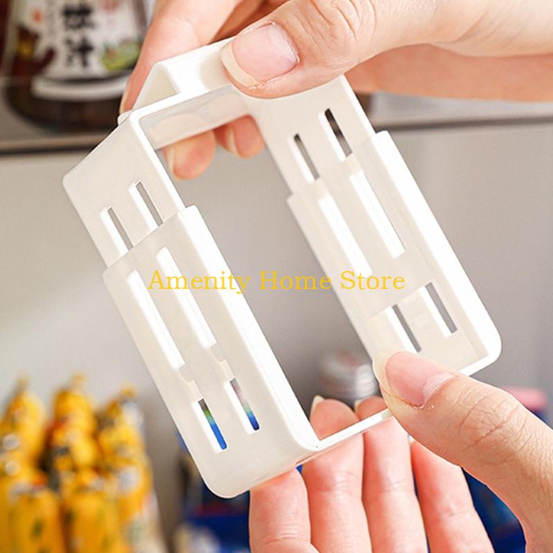 F26C Adjustable Refrigerator For Food And Snacks Space Saving Expandable Storage Box For Kitchen Cabinet