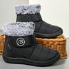 -3 large size women's shoes, winter new cotton shoes medium tube piled thickened warm snow boots