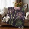 Ghost Cat Cartoon Cartoon Anime Print Flannel Blanket Soft Warm Throw for Kids Bedroom Sofa Christmas Office Car