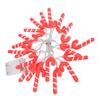9.8ft 20LED Christmas Candy Cane String Lights J Shape LED String Lights for Room Decoration
