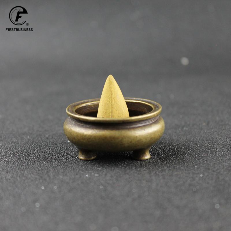 Retro copper Incense Burners Portable bronze Censer Buddhism Incense Holder Home Tea House Yoga Studio Copper Censer Home Decor
