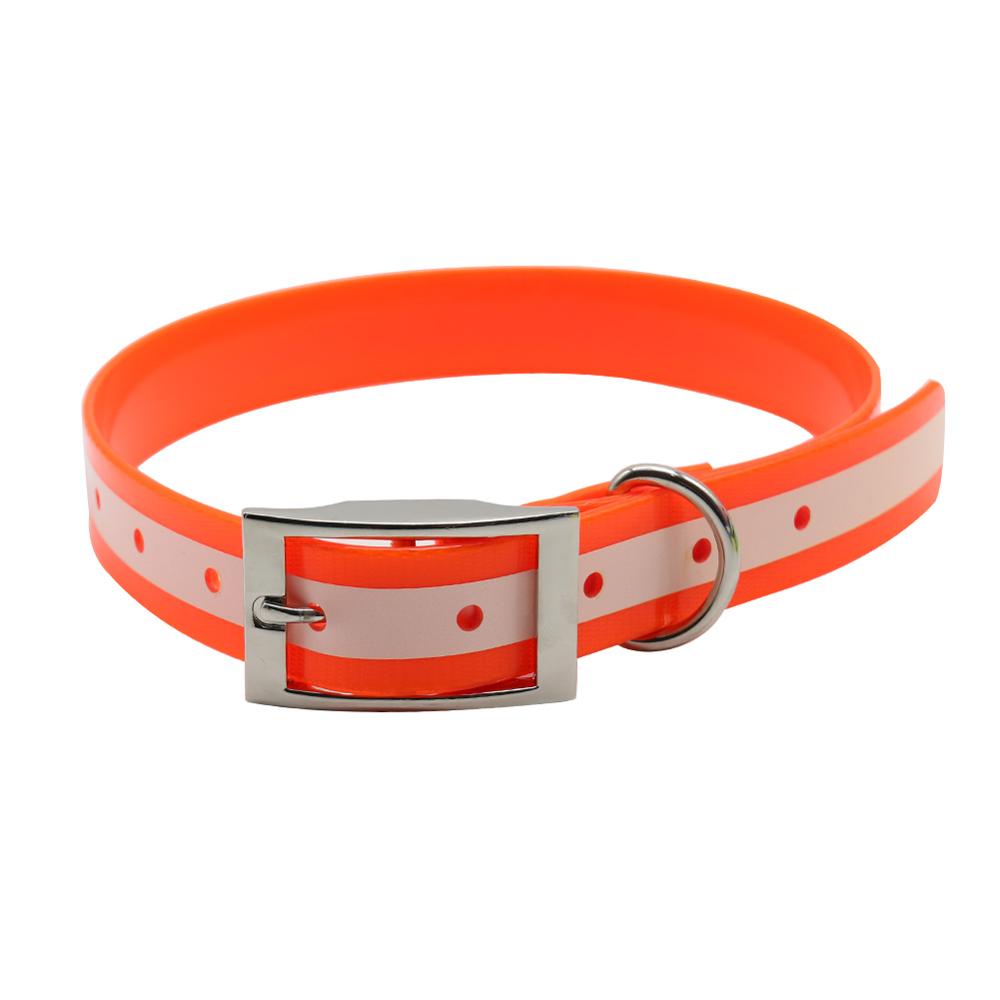 Pet Dog Collar TPU+Nylon Night Glowing Reflective Night Safety Collars Deodorant Waterproof Collar Pet Supplies
