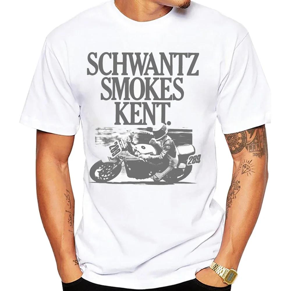 

Kevin Schwantz 34 1993 GP 500cc Legend T-Shirt Men Short Sleeve Boy Adventure Sport Casual White Tops Man Motorcycle Rider Tees 2XL