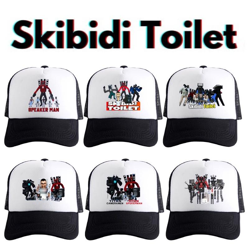 Kid Adult Skibidi Toilet Printing Baseball Caps Adjustable Hip Hop Hats Summer