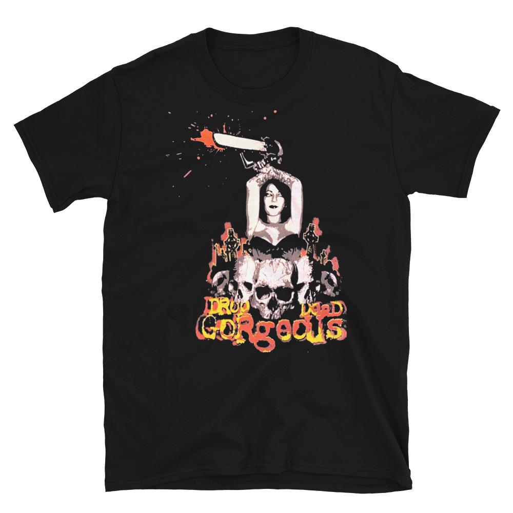 DROP DEAD GORGEOUS Chainsaw Girl In Vogue Post-Hardcore Band T-Shirt