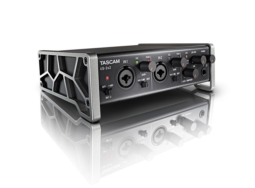 TASCAM USB Interface / US-2x2 audio/MIDI