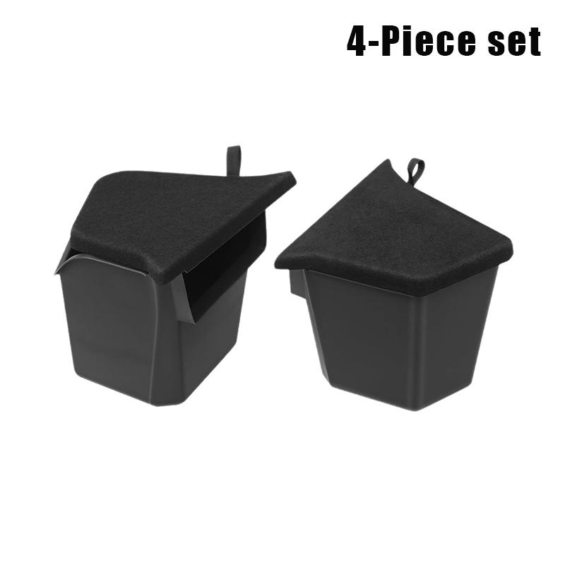 4Pcs For  Model Y Juniper Trunk Organizer Side Storage Box Boot Organizer Flocked Tpe Mat Anti-Dirty Car Travel Accessories