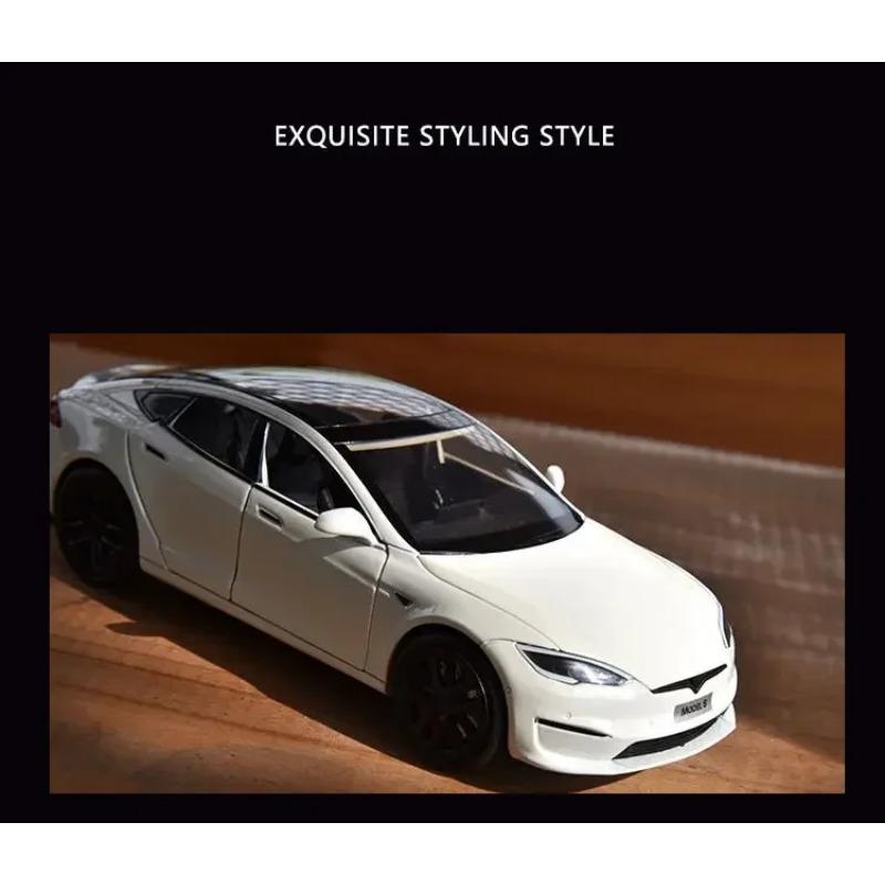 1/24 Tesla ΜΟΝΤΕΛΟ Y Κράμα Μοντέλο αυτοκινήτου Χυτό μέταλλο Παιχνίδι όχημα Μοντέλο αυτοκινήτου Προσομοίωση Συλλογή Ήχος Φως Παιδικό παιχνίδι Δώρο