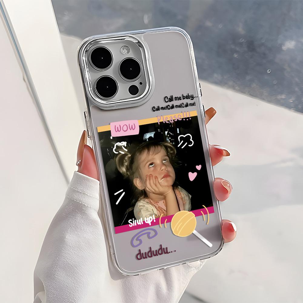 Capa de telefone transparente para iPhone 11 12 13 iPhone 13 14 15 Pro 15 16 Pro Max Samsung A15 A16 A25 A26 A55 A56 S25 S24 S22 S23 Ultra S25 Edge