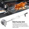 Grill Rotisserie Kit 33lb Load Bearing Easy Assembly Stable Rotating Rotisserie Motor Spit Rod Kit for Outdoor BBQ EU Plug 220V
