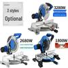 10-12 inch High-Density Aluminum Alloy Miter Saw, 45-Degree Multi-functional Cutting for Wood and Aluminum Materials.