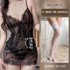 Sexy Lingerie Purple Sister Pure Desire Suspender Hollow Lace Transparent Bed Sexy Flirting