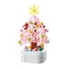 Drill Horse Christmas Tree Educational Model Ornament for Kids - Small Particle Assembly, Perfect Gift for Girls (103E)