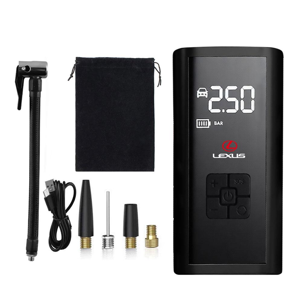 Portable Air Compressor for Car Tires Fast Air Pump Tire Inflator For Lexus IS IS250 IS250C IS300 IS300C IS350C F SPORT RX GX LS