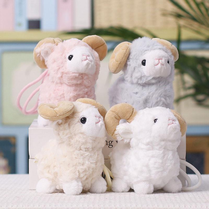 Adorable Sheep Plush Toy Pendant Made Of Short Plush For Bag Decoration