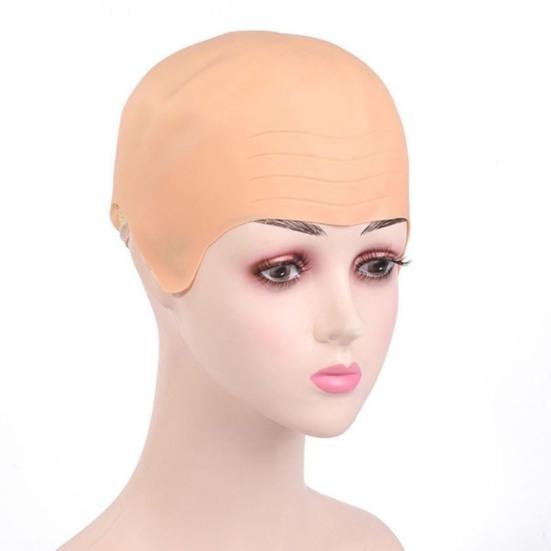 Halloween Cosplay Bald Cap Reusable Costume Party Adults Men Women Makeup Bald Head Cover Hat Party Supplies