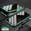 Anti Peeping Magnetic Double Privacy Metal Bumper Glass Case for IPhone 13 14 15 Pro Max 12 Mini 11 XS XR X 8 Plus Antispy Cover