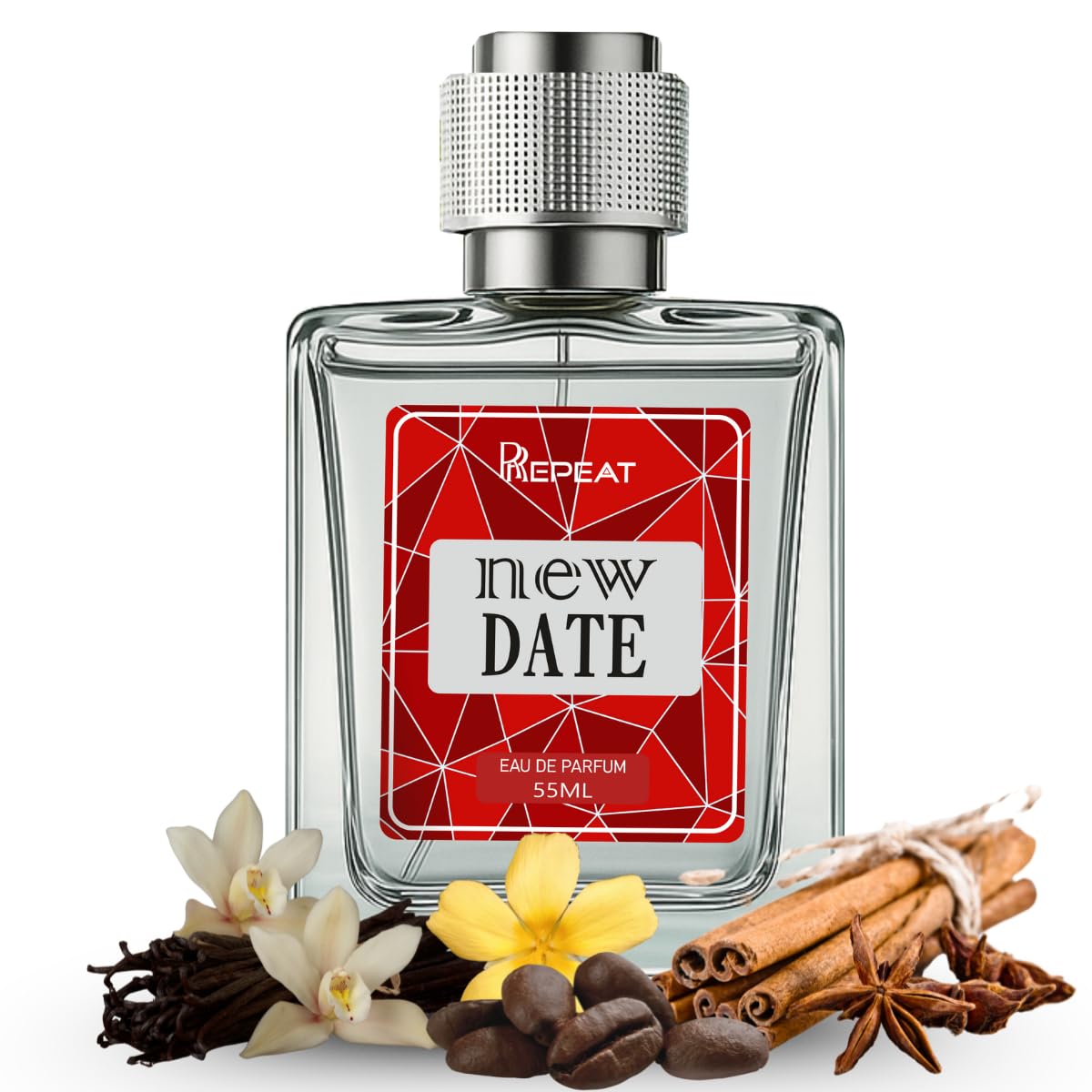 Repeat Luxury Perfume- New Date (Eau de Perfume) Sweet, Floral, Warm notes Unisex Perfume 55 ML 55 ML